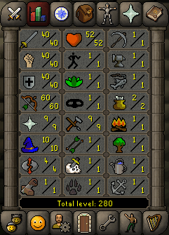 Jagex - 60 range - 40 defence - 20 QP